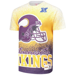 Minnesota Vikings Team Burst Vintage Logo T-Shirt - White online