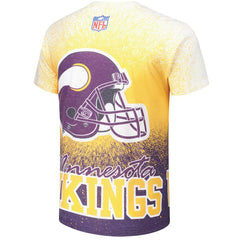 Minnesota Vikings Team Burst Vintage Logo T-Shirt - White online