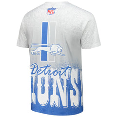 Detroit Lions Team Burst Vintage Logo T-Shirt - White outlet