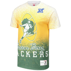 Green Bay Packers Team Burst Vintage Logo T-Shirt - White cheap