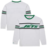 New York Jets Throwback 1984 Pullover Sweater - White on sale
