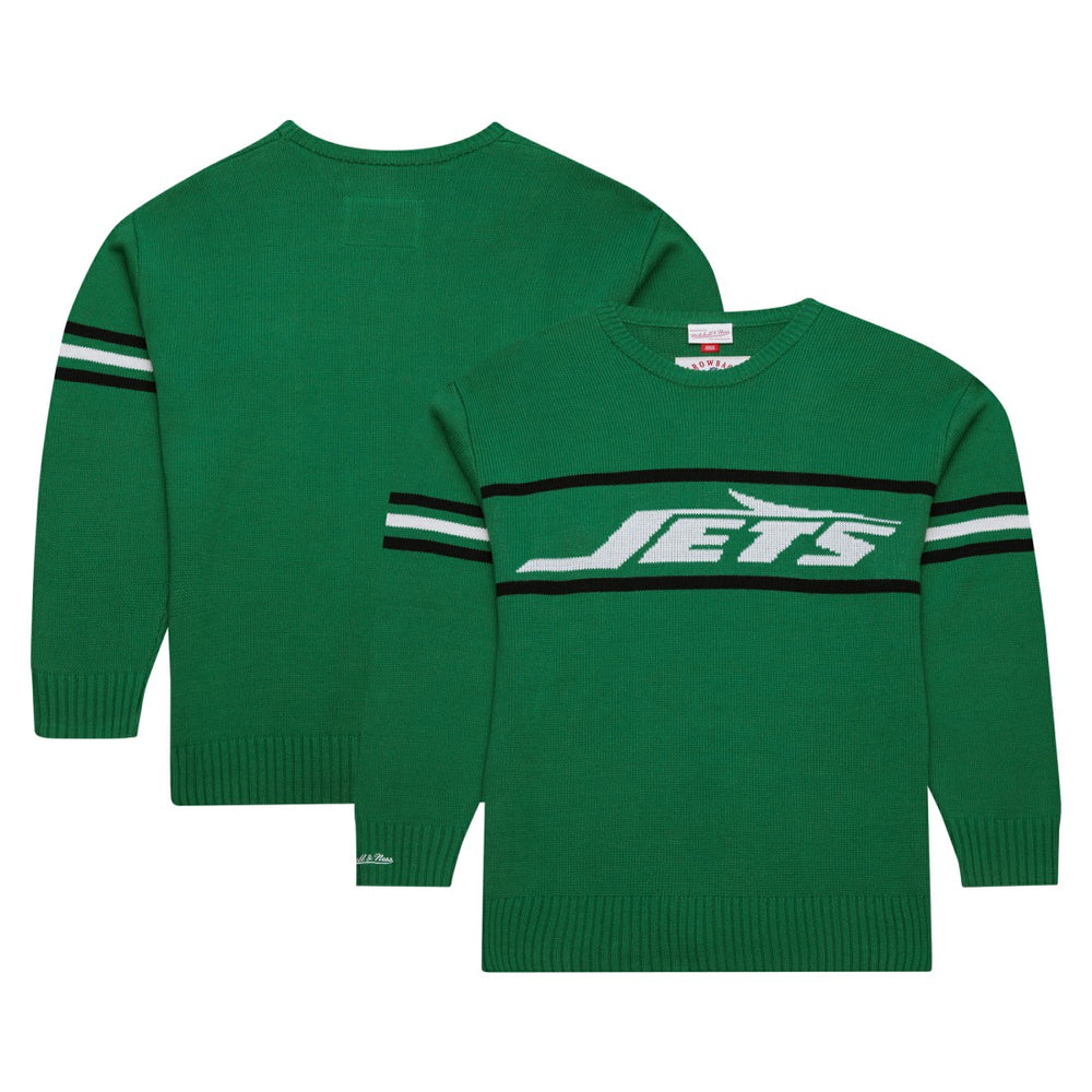New York Jets Throwback 1984 Pullover Sweater - Green for sale