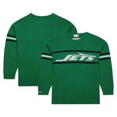 New York Jets Throwback 1984 Pullover Sweater - Green for sale