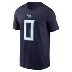 Calvin Ridley Tennessee Titans Player Name & Number T-Shirt - Navy cheap