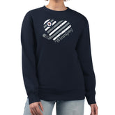 Winnipeg Jets G-III 4Her by Carl Banks Women's Heart Graphic Pullover Sweatshirt - Navy Sweatshirts