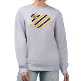 Nashville Predators G-III 4Her by Carl Banks Women's Heart Graphic Pullover Sweatshirt - Heather Gray Sweatshirts