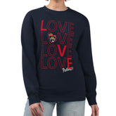 Florida Panthers G-III 4Her by Carl Banks Women's Lots Of Love Team Logo Graphic Pullover Sweatshirt - Navy Sweatshirts