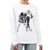Los Angeles Kings G-III 4Her by Carl Banks Women's Hockey Girls Team Graphic Fleece Pullover Sweatshirt - White Sweatshirts