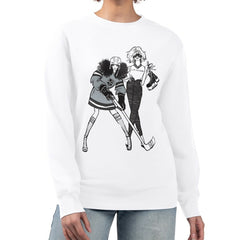 Los Angeles Kings G-III 4Her by Carl Banks Women's Hockey Girls Team Graphic Fleece Pullover Sweatshirt - White Sweatshirts