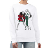 Minnesota Wild G-III 4Her by Carl Banks Women's Hockey Girls Team Graphic Fleece Pullover Sweatshirt - White Sweatshirts