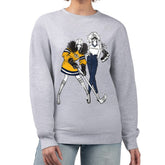 Nashville Predators G-III 4Her by Carl Banks Women's Hockey Girls Team Graphic Fleece Pullover Sweatshirt - Heather Gray Sweatshirts
