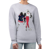 Washington Capitals G-III 4Her by Carl Banks Women's Hockey Girls Team Graphic Fleece Pullover Sweatshirt - Heather Gray Sweatshirts