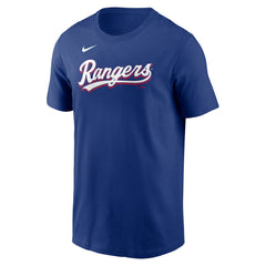 Evan Carter Texas Rangers Fuse Name & Number T-Shirt Royal