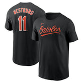 Jordan Westburg Baltimore Orioles Fuse Name & Number T-Shirt Black