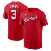 Dylan Crews Washington Nationals Fuse Name & Number T-Shirt Red