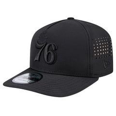 Philadelphia 76ers Vented 9FIFTY A-Frame Snapback Hat - Black shop