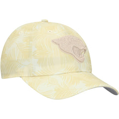 Jacksonville Jaguars New Era Women's Frond 9TWENTY Adjustable Hat - Cream outlet