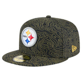 Pittsburgh Steelers New Era Geo 59FIFTY Fitted Hat - Black on sale