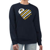Indiana Pacers G-III 4Her by Carl Banks Women's Heart Graphic Fleece Pullover Sweatshirt - Navy on sale