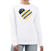 Indiana Pacers G-III 4Her by Carl Banks Women's Heart Graphic Fleece Pullover Sweatshirt - White sale