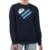 Oklahoma City Thunder G-III 4Her by Carl Banks Women's Heart Graphic Fleece Pullover Sweatshirt - Navy sale
