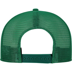 New York Jets New Era Striped A-Frame 9FIFTY Adjustable Trucker Snapback Hat - White/Green outlet