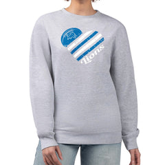 Detroit Lions G-III 4Her by Carl Banks Women's Heart Graphic Fleece Pullover Sweatshirt - Heather Gray on sale
