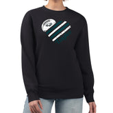 Philadelphia Eagles G-III 4Her by Carl Banks Women's Heart Graphic Fleece Pullover Sweatshirt - Black for sale