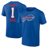 Buffalo Bills Father's Day #1 Dad T-Shirt - Royal cheap