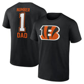 Cincinnati Bengals Father's Day #1 Dad T-Shirt - Black cheap
