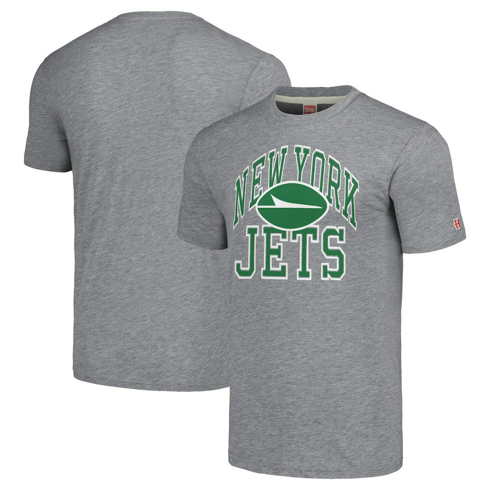 New York Jets Homage Unisex Arch T-Shirt - Gray for sale
