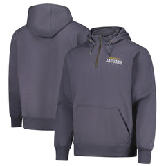 Jacksonville Jaguars Dunbrooke Unisex Defender Quarter-Zip Hoodie - Graphite cheap