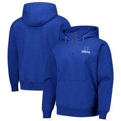 Indianapolis Colts Dunbrooke Unisex Defender Quarter-Zip Hoodie - Royal outlet