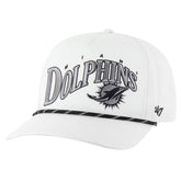 Miami Dolphins '47 Wave Speckle Hitch Rope Adjustable Hat - White discount
