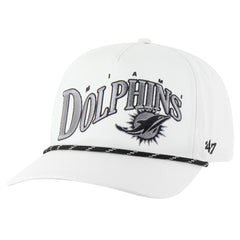 Miami Dolphins '47 Wave Speckle Hitch Rope Adjustable Hat - White discount