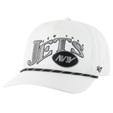 New York Jets '47 Wave Speckle Hitch Rope Adjustable Hat - White cheap