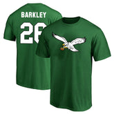 Saquon Barkley Philadelphia Eagles Big & Tall Player Name & Number T-Shirt - Kelly Green discount