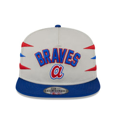 Atlanta Braves Iron Golfer Snapback Hat Cream