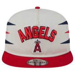 Los Angeles Angels Iron Golfer Snapback Hat Cream