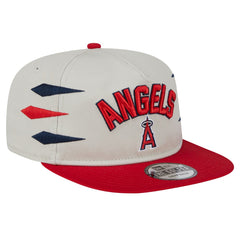 Los Angeles Angels Iron Golfer Snapback Hat Cream