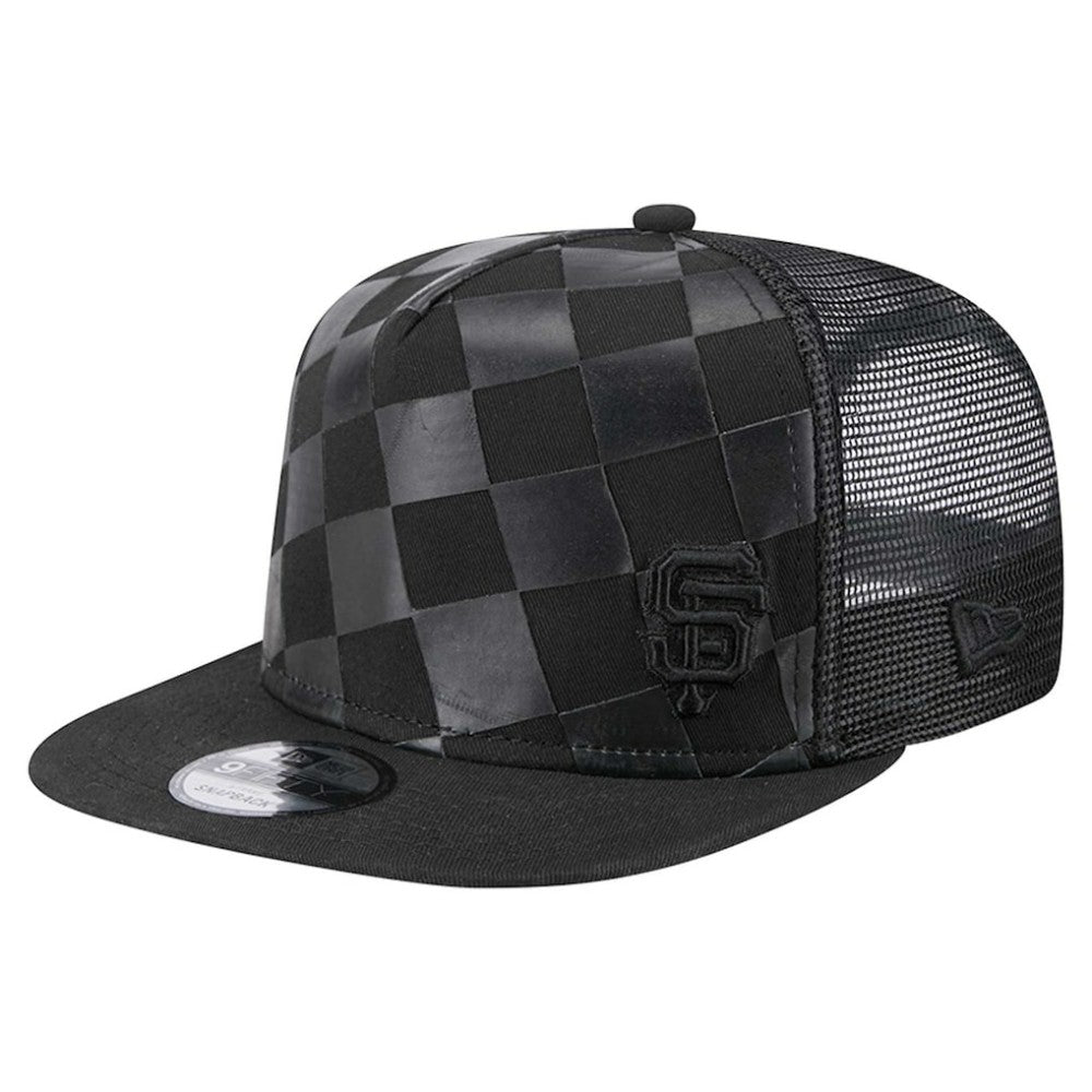 San Francisco Giants Score Check 9FIFTY A-Frame Trucker Snapback Hat Black