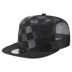 San Francisco Giants Score Check 9FIFTY A-Frame Trucker Snapback Hat Black