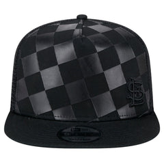 St. Louis Cardinals Score Check 9FIFTY A-Frame Trucker Snapback Hat Black