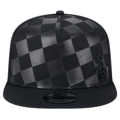 Chicago White Sox Score Check 9FIFTY A-Frame Trucker Snapback Hat Black