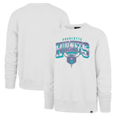 Charlotte Hornets '47 Spotlight Headline Pullover Sweatshirt - White on sale
