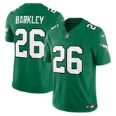 Saquon Barkley Philadelphia Eagles Alternate Vapor F.U.S.E. Limited Jersey - Kelly Green cheap