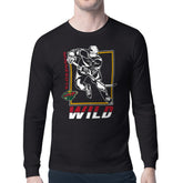 Minnesota Wild Starter Player Grid Long Sleeve T-Shirt - Black T-shirts