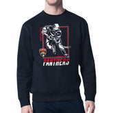 Florida Panthers Starter Player Grid Fleece Pullover Sweatshirt - Navy Sweatshirts