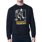 Nashville Predators Starter Player Grid Fleece Pullover Sweatshirt - Navy Sweatshirts