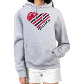 Chicago Bulls G-III 4Her by Carl Banks Women's Heart Pullover Hoodie - Heather Gray on sale